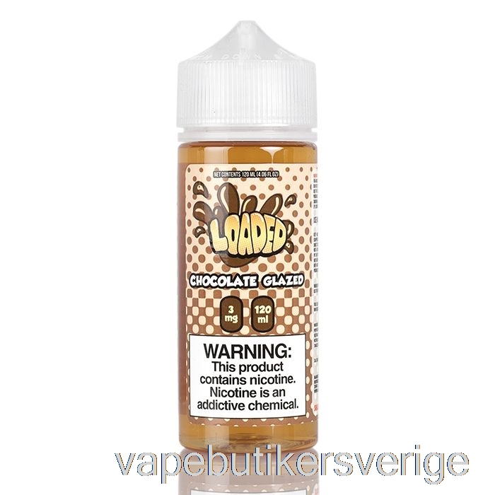 Vape Sverige Chokladglaserad Munk - Laddad E-vätska - Hänsynslösa ångor - 120ml 3mg